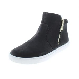 KENNETH COLE Womens Kiera Black High Top Sneakers